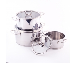 BỘ NỒI INOX 3 ĐÁY SUNHOUSE SH890