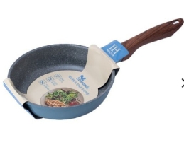 CHẢO ĐÚC VÂN ĐÁ ECORAMIC 20CM EDVF-20IH