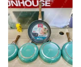 Chảo chiên chống dính vân đá Sunhouse 26cm Clover CL26