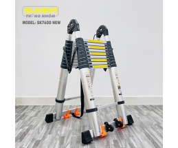 Thang nhôm rút gọn chữ A SK760D