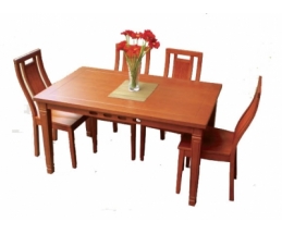 BỘ BÀN ĂN CHINA 1.6M - 4 GHẾ
