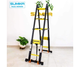 Thang nhôm rút gọn chữ A SKS660D