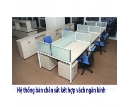 Hệ thống bàn chân sắt + vách ngăn VNT1200CS+V